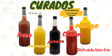 Cargar imagen en el visor de la galería, Curados de Fruta con mezcal 1 L